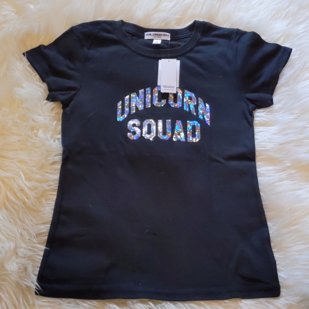 NWT Unicorn Squad T-Shrit